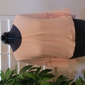 Women IZ BYER blouse, peach color szXL